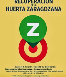 Jornadas de recuperación de la huerta zaragozana (del 30 de noviembre al 19 de diciembre)