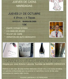 Catas en María Morena (jueves de noviembre)