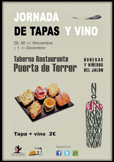 Jornadas de vino y tapas (del 29 de noviembre al 1 de diciembre)