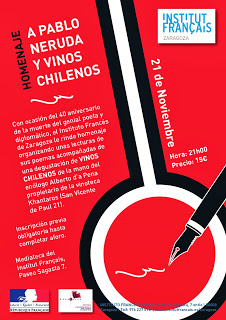 Degustación de vinos chilenos (jueves, 21)