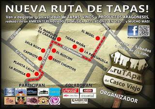 Ruta de tapas por el casco viejo (viernes, sábados y vísperas de festivos)