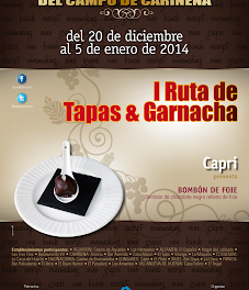 I Ruta de Tapas&Garnacha de la Comarca del Campo de Cariñena (hasta el 5 de enero)