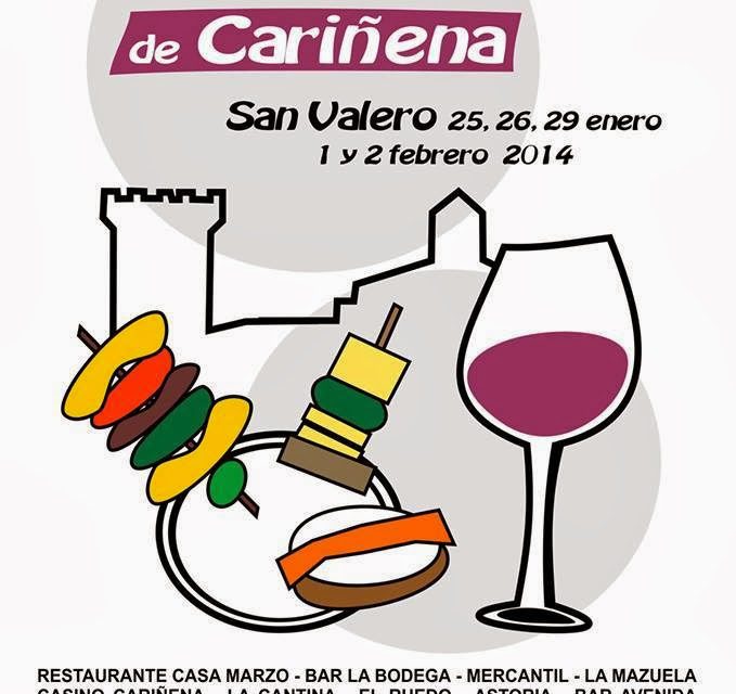 III Certamen de la tapa y el vino de Cariñena (25 , 26 y 29 de enero y del 1 al 2 de febrero)