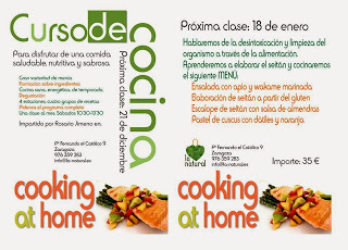 Curso de cocina (sábado,18)