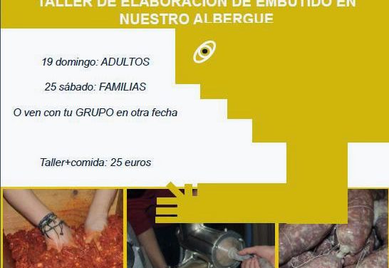 Taller de embutidos (domingo, 19 y sábado, 25)