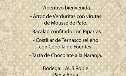 Menú degustación en La Vueltika (enero)