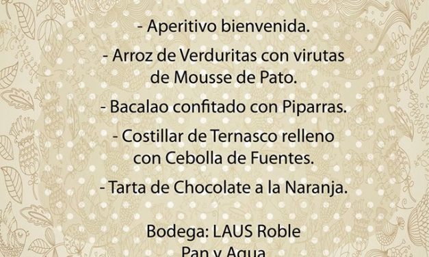 Menú degustación en La Vueltika (enero)