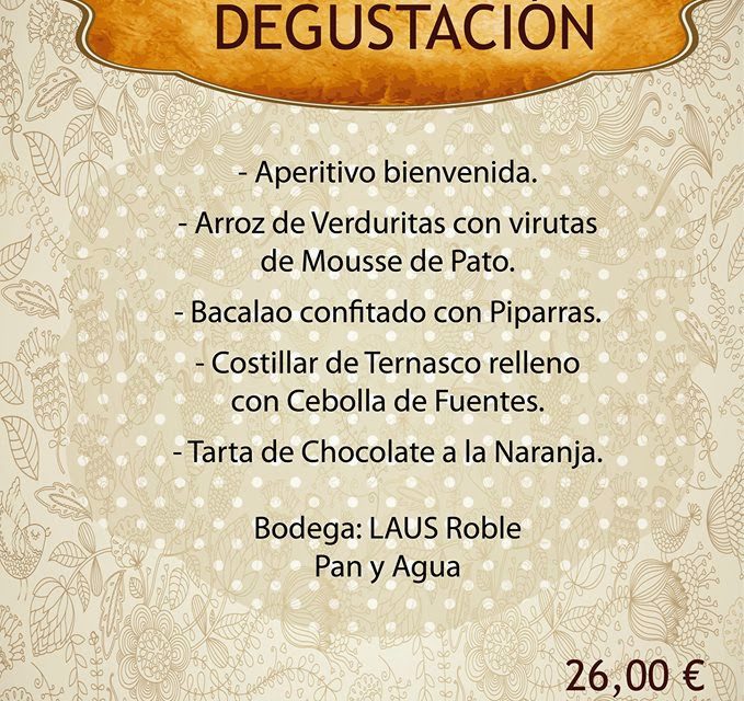 Menú degustación en La Vueltika (enero)