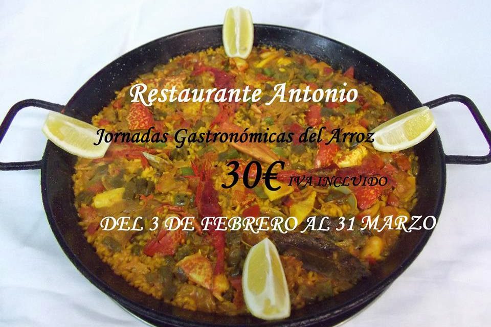 Menú del arroz (febrero y marzo)