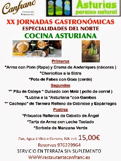 Semana de la cocina asturiana (del 10 al 15 de febrero)