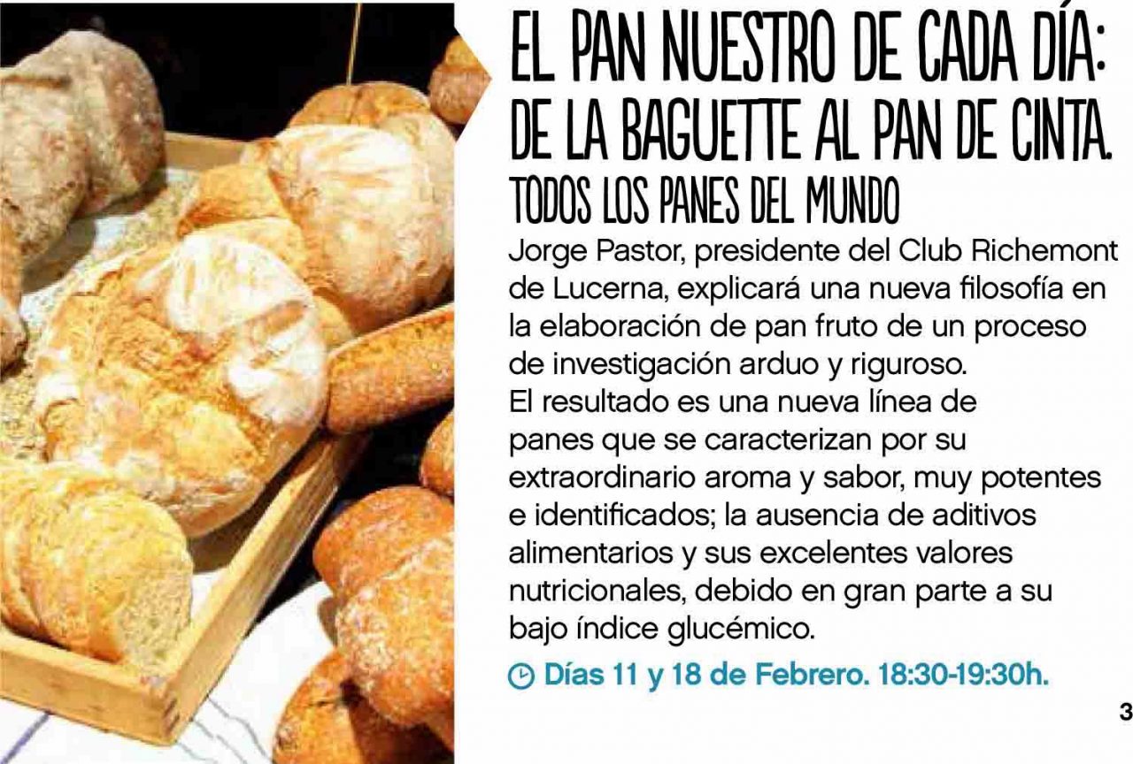 Taller de pan en Saborea Puerto Venecia 2014 (11 y 18 de febrero)