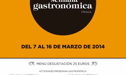 III Semana Gastronómica Ciudad de Fraga (del 7 al 16)