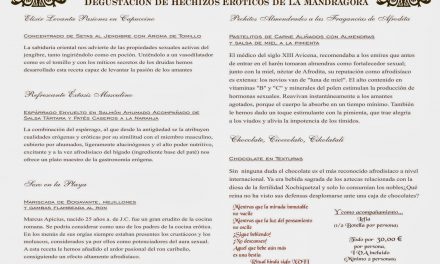 Menú Hechizos eróticos (febrero)