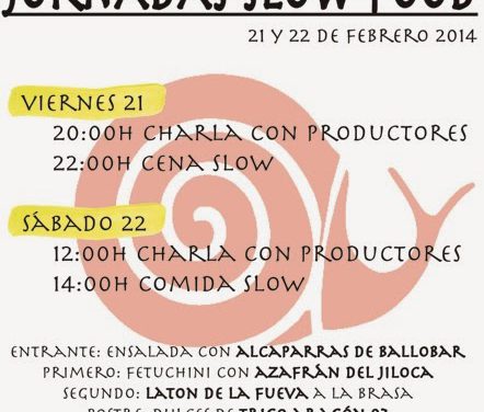 Jornadas Slow Food en el Bikor (viernes y sábado, 21 y 22)