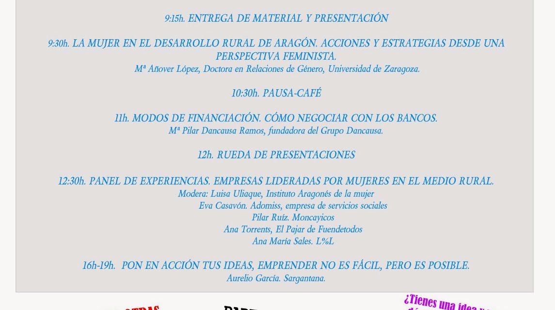 II Jornadas de mujer emprendedora en el medio rural (jueves, 27)