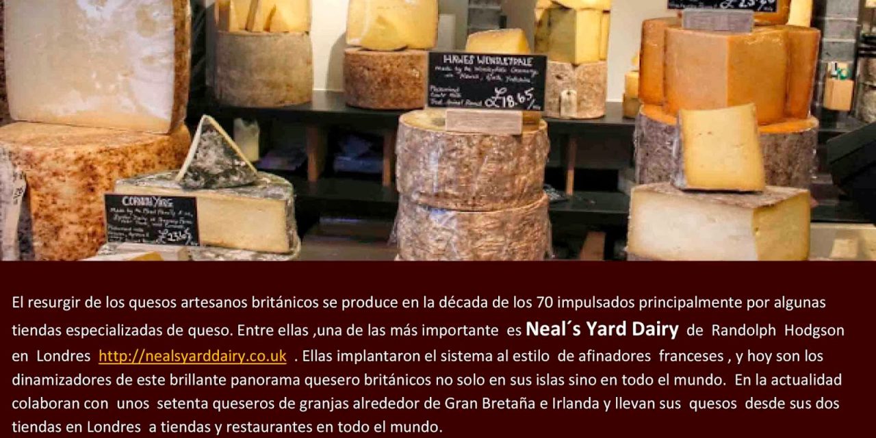 Cata de quesos artesanos británicos en La Rinconada del Queso (jueves, 13)