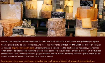 Cata de quesos artesanos británicos en La Rinconada del Queso (jueves, 13)