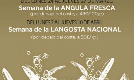 Gourmet Days con langosta nacional en Los Cabezudos y Tragantúa (del 7 al 10 de abril)