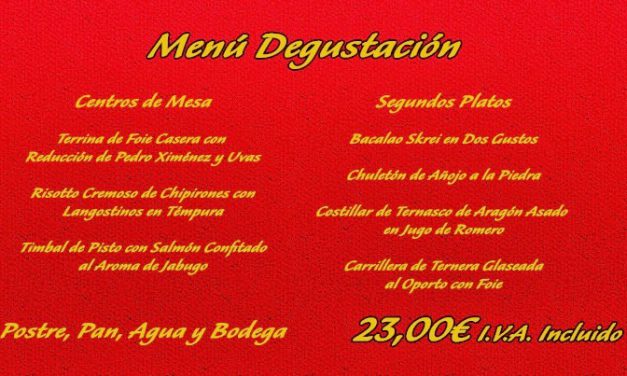 Menú degustación en Taberna Irulia (diario)