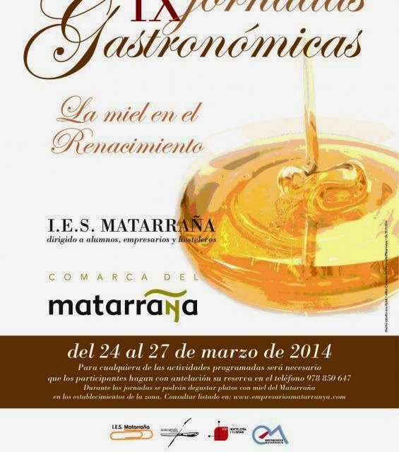 IX Jornadas Gastronómicas del Matarraña (del 24 de marzo al 6 de abril)