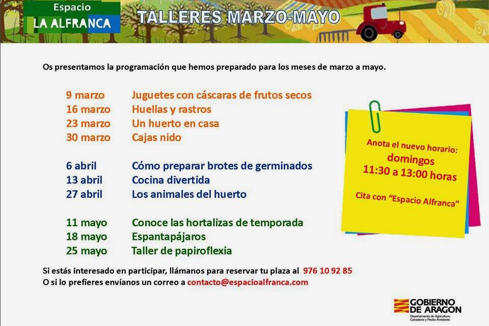 Taller infantil (23 de marzo)