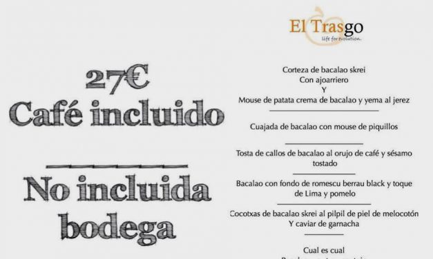 Jornadas del bacalao en El Trasgo (del 19 de marzo 19 de abril)