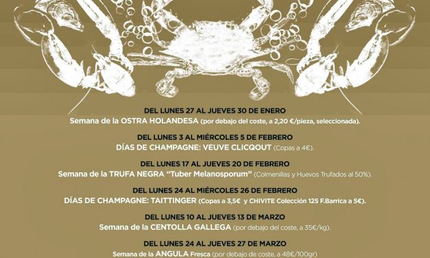 Gourmet Days con ANGULAS en Los Cabezudos y Tragantúa (del 24 al 27 de marzo)