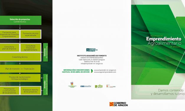 Programa de Emprendimiento Agroalimentario (inscripciones hasta el 30 de abril)