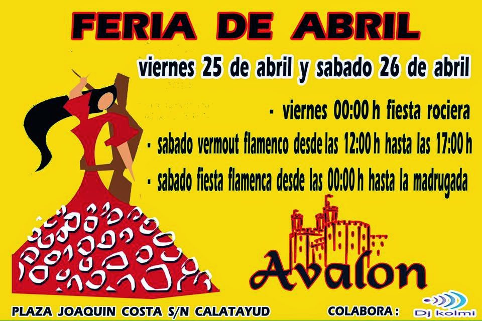 Feria de Abril (viernes 25 y sábado 26)