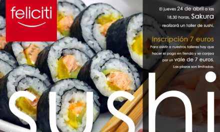 Taller de sushi (jueves, 24)