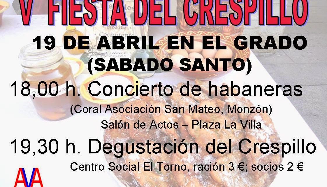 Fiesta del crespillo (sábado, 19)