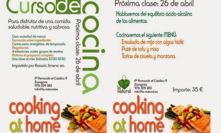 Curso de cocina (sábado, 26)