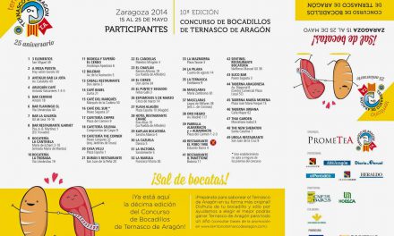 Concurso de bocadillos de Ternasco de Aragón en Zaragoza (del 15 al 25 de mayo)