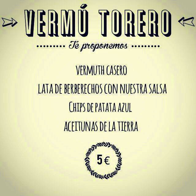 Vermú torero en Buen Gusto (todos los días)