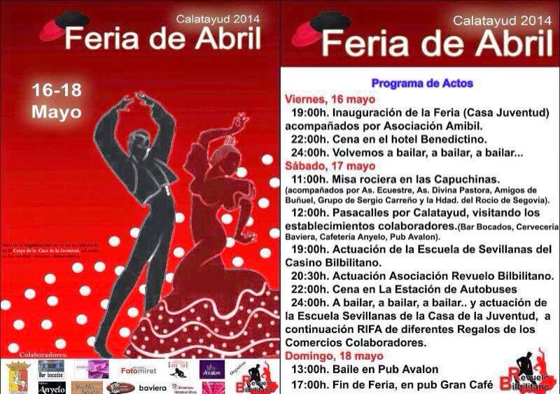 Feria de abril en Calatayud (del 16 al 18)