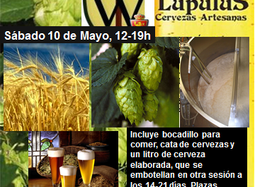 Curso de elaboración de cervezas todo grano (sábado, 10 de mayo)