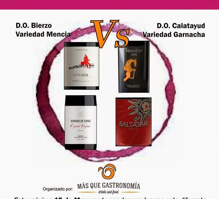 Cata maridada garnachas vs mencía en  María Morena (jueves, 15)