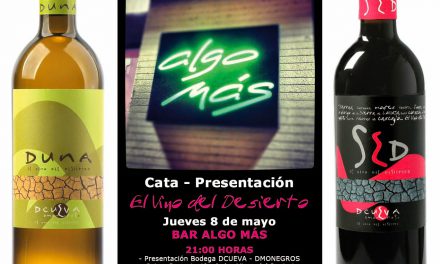 Cata y presentación del Vino del Desierto (jueves, 8 de mayo)