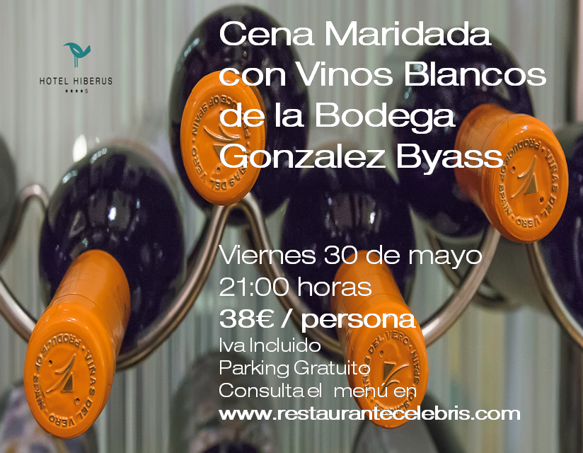 Cena maridada con vinos blancos (viernes, 30)