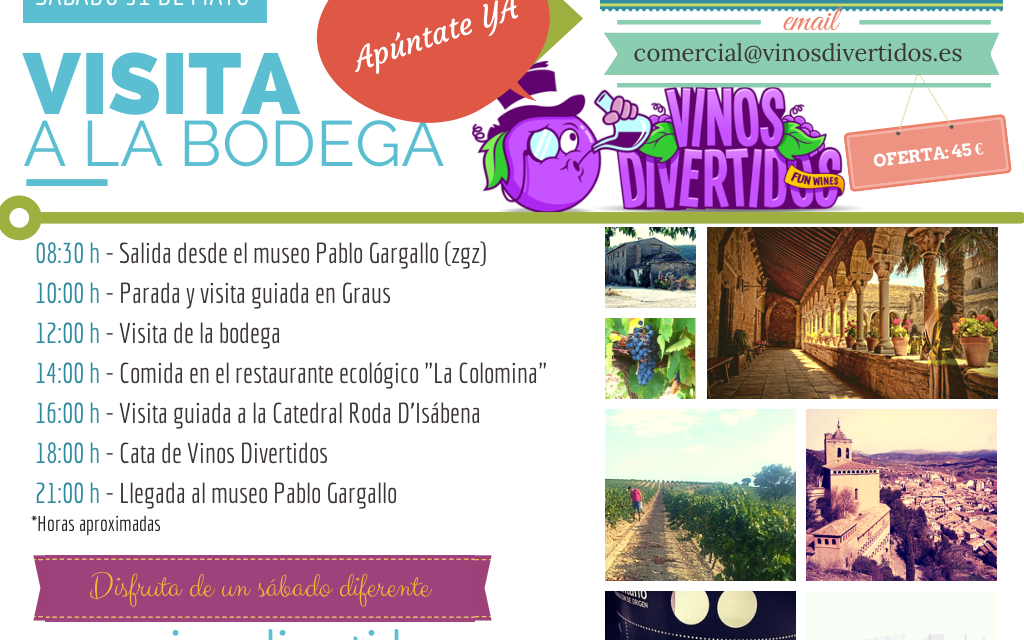 Excursión Vinos divertidos (sábado 31)