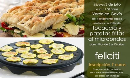 Taller de focaccia y patatas fritas (jueves, 3)