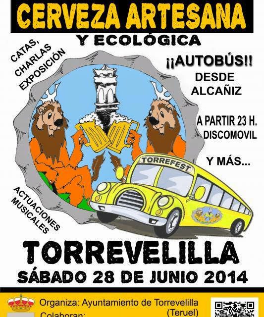 II Torrefest-Muestra de Cerveza Artesana y Ecológica de Torrevelilla (sábado 28)