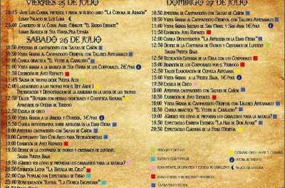 XV Feria Medieval Daroca, (sábado 26 y domingo 27)