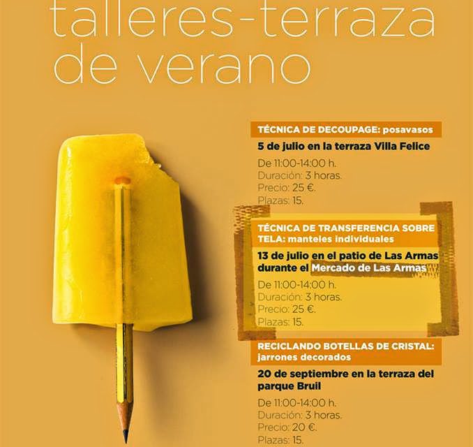 Próximo taller-terraza de verano (domingo 13)