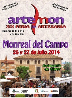 XIX Feria de Artemon, en Monreal del Campo (sábado 26 y domingo 27)