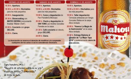 Feria de la tapa (del 29 al 31 de agosto)