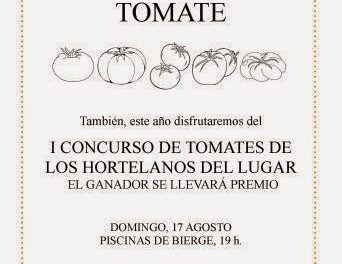 Degustación y concurso de tomates (domingo, 17)