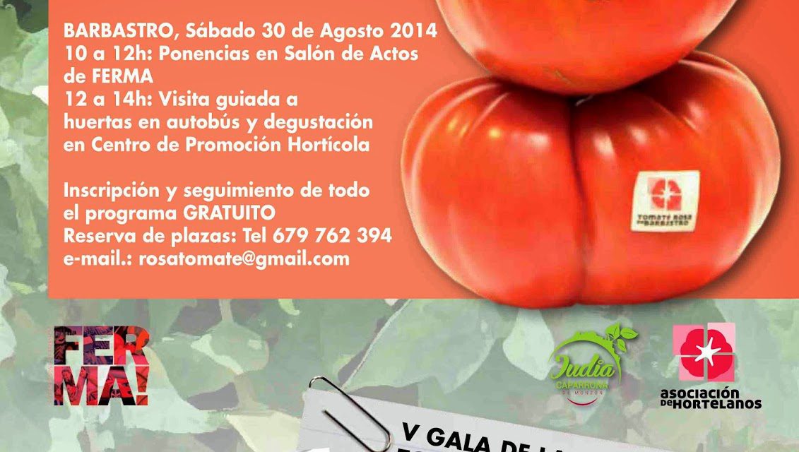 II Congreso nacional del tomate rosa de Barbastro (sábado, 30)