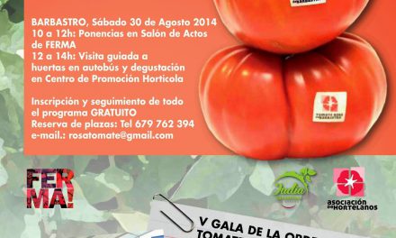 II Congreso nacional del tomate rosa de Barbastro (sábado, 30)