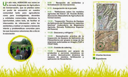 XIII Jornada Aragonesa de Agricultura de Conservación (jueves, 18)